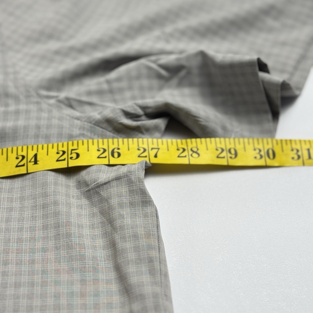 Orvis Mens  XXL Gray‎ Plaid Short Sleeve Button-Up Shirt Lightweight Sportsman - Picture 3 of 7
